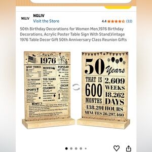 50th Birthday 1976 Party Bundle